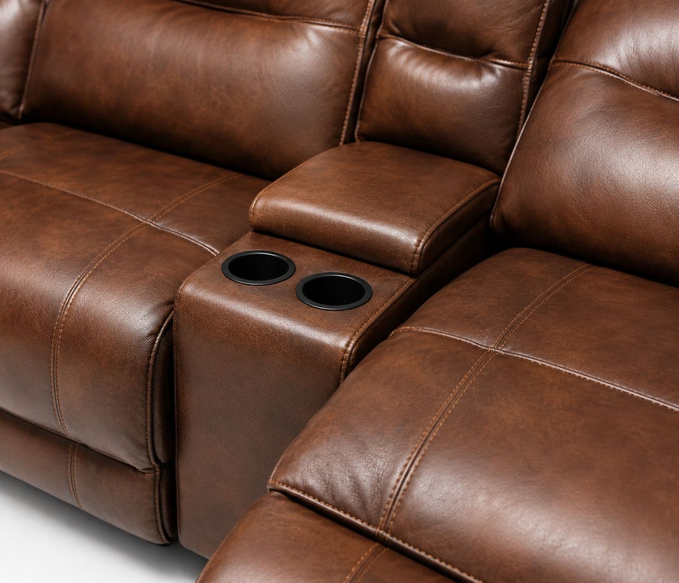 Image 11 for Manwah UX70048HM L-Shape Power Recliner Leather
