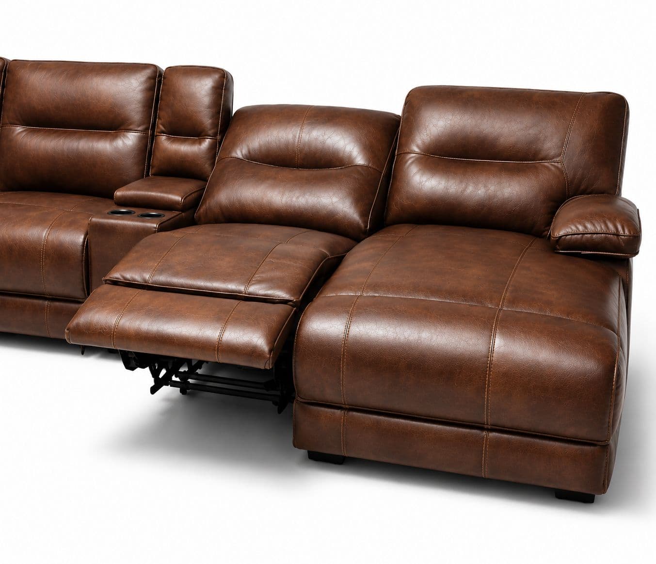 Image 6 for Manwah UX70048HM L-Shape Power Recliner Leather
