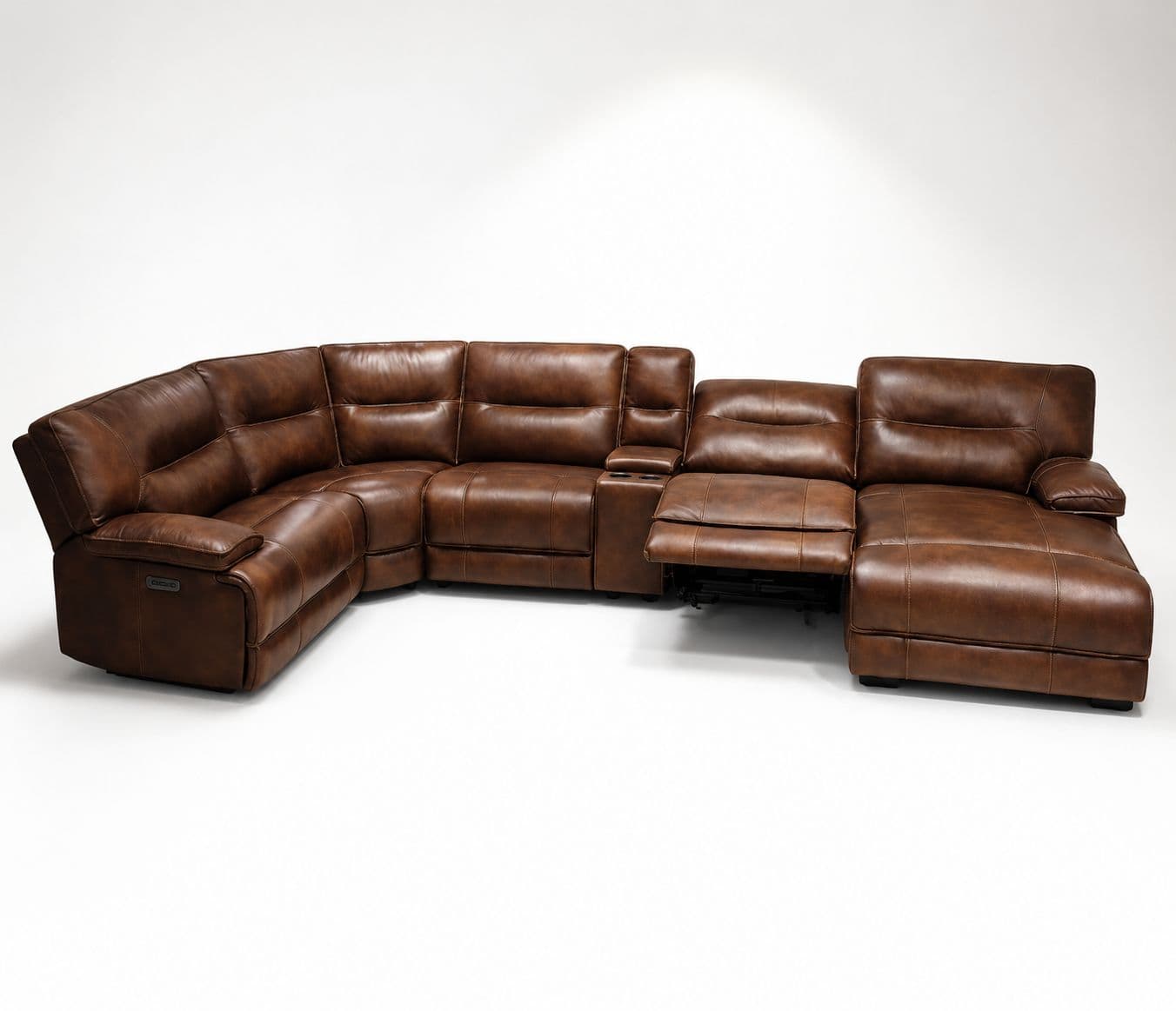Image 4 for Manwah UX70048HM L-Shape Power Recliner Leather