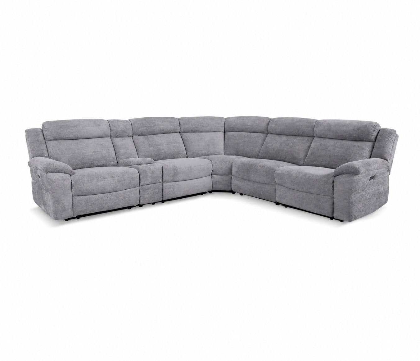 Image 2 for Manwah 70829M L-Shape Power Recliner Fabric