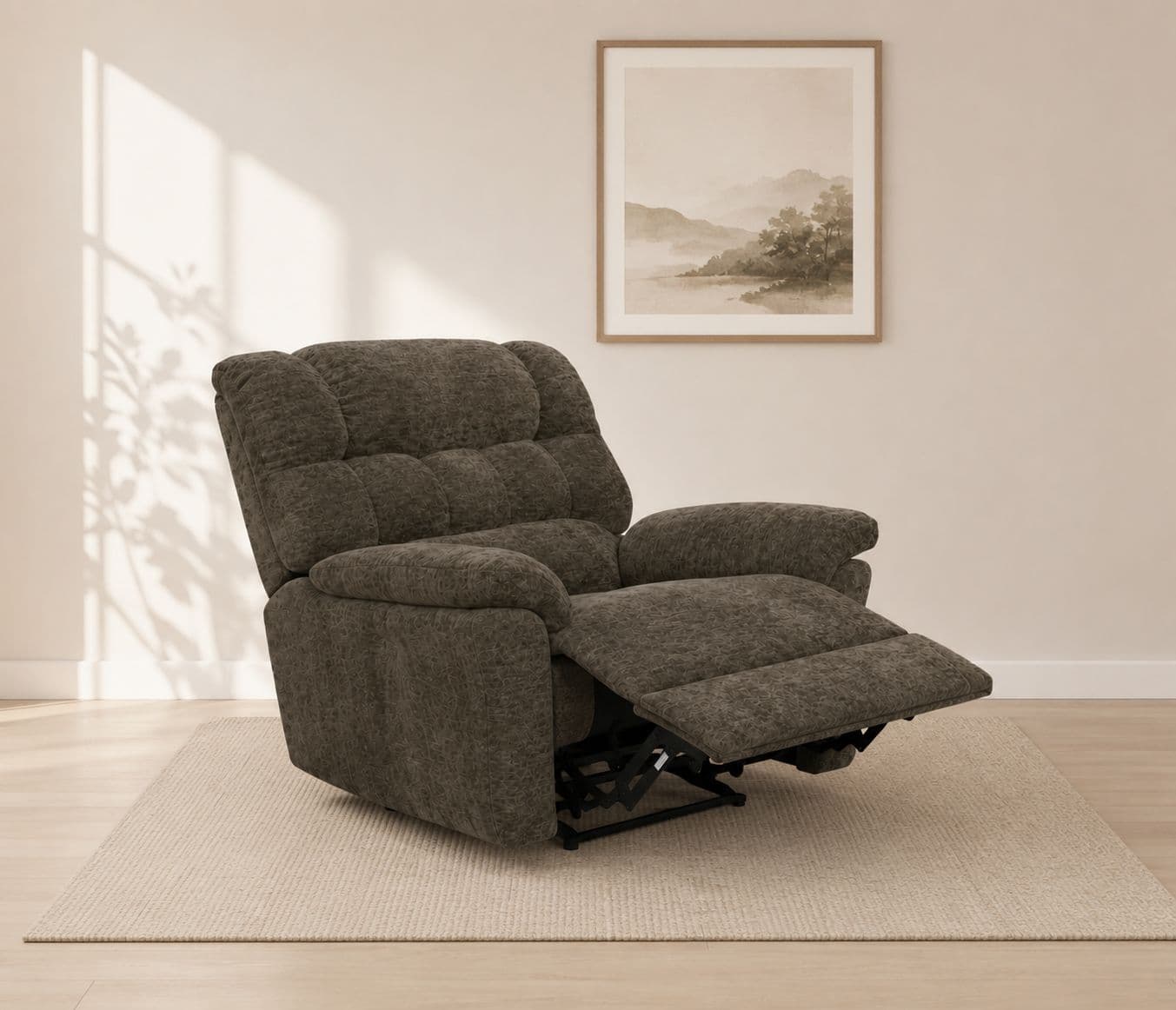 Manwah K70959X Single Seater Power Recliner Fabric