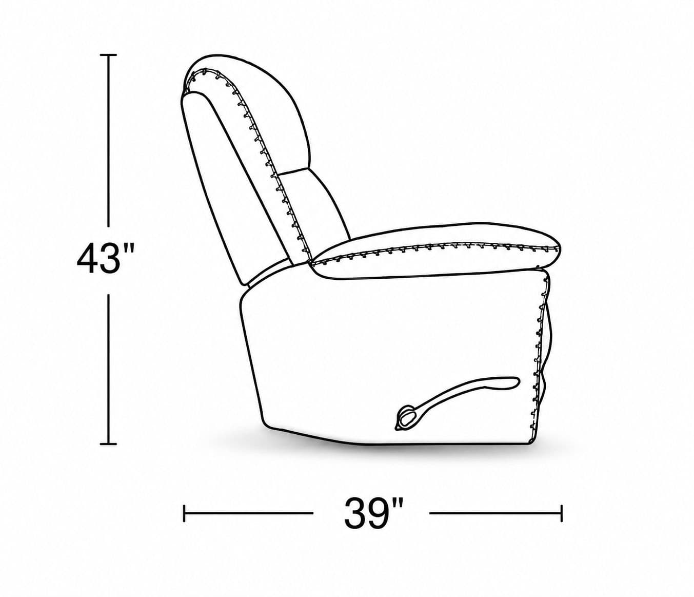 Image 7 for Manwah K70959X Single Seater Power Recliner Fabric