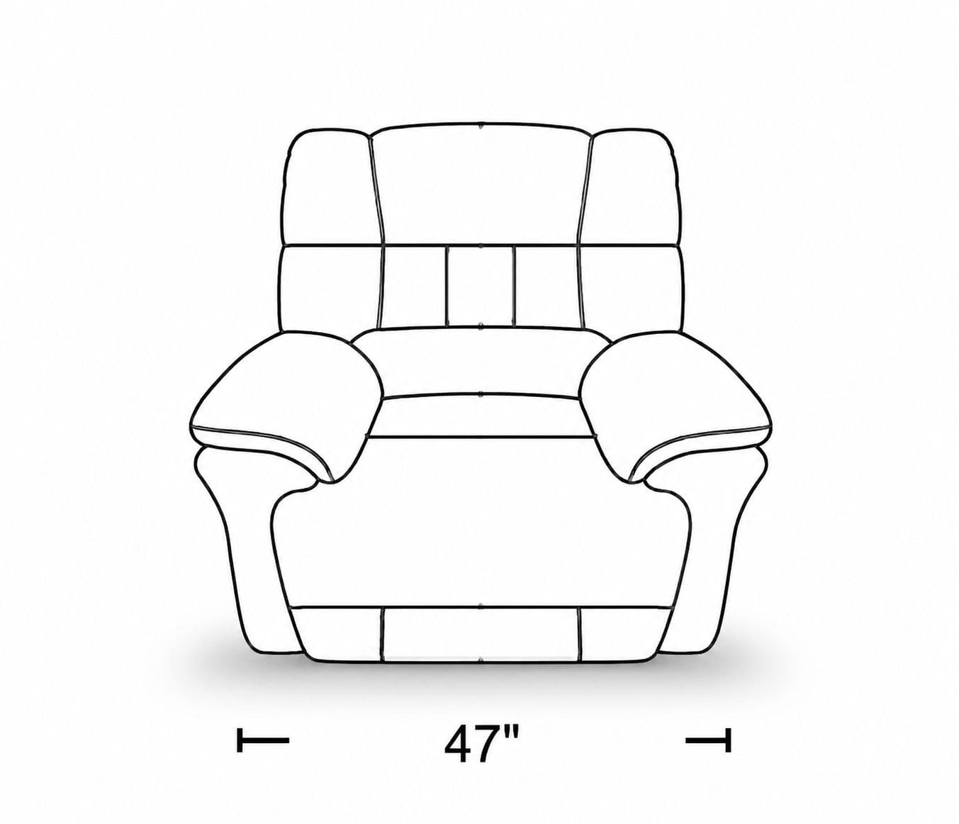 Image 8 for Manwah K70959X Single Seater Power Recliner Fabric