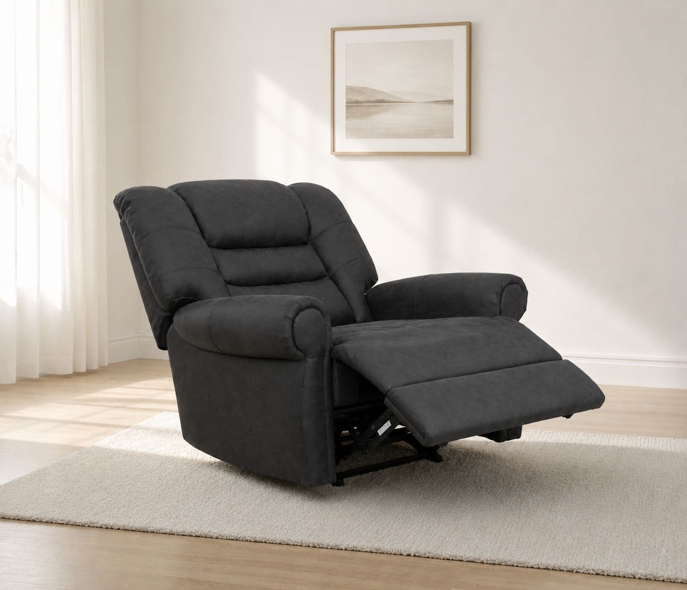 Manwah K70963X Single Seater Power Recliner Fabric