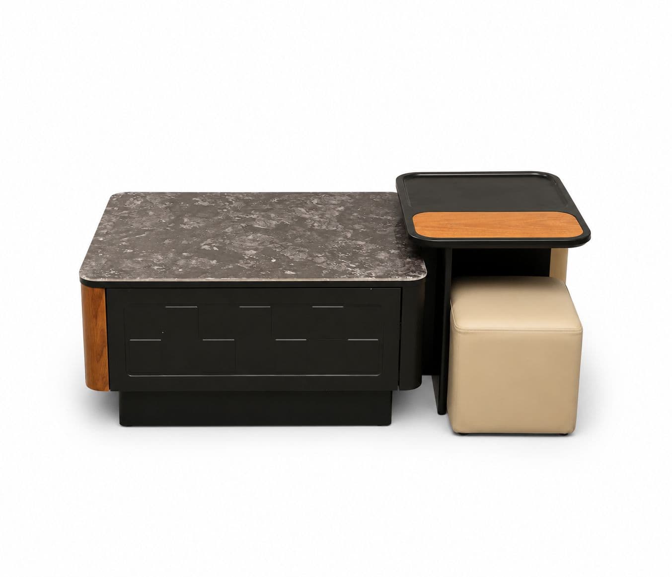 Image 3 for CT B793 With 2 Puffies And Drawers (HYD)