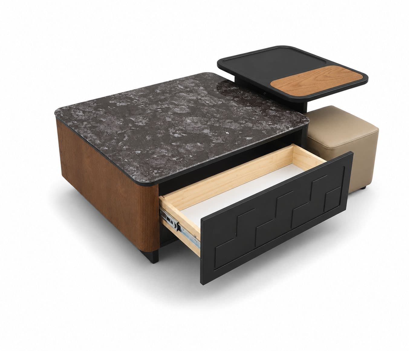 Image 4 for CT B793 With 2 Puffies And Drawers (HYD)
