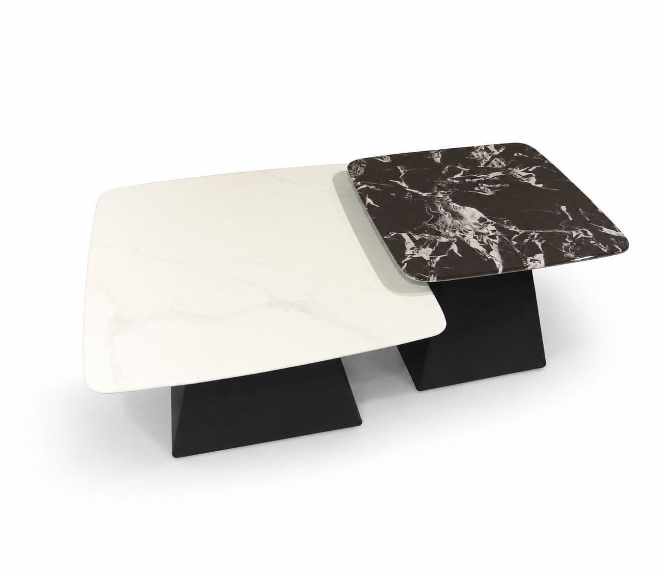 Image 4 for B672 Center Table Marble Top And Metal Base  (HYD)