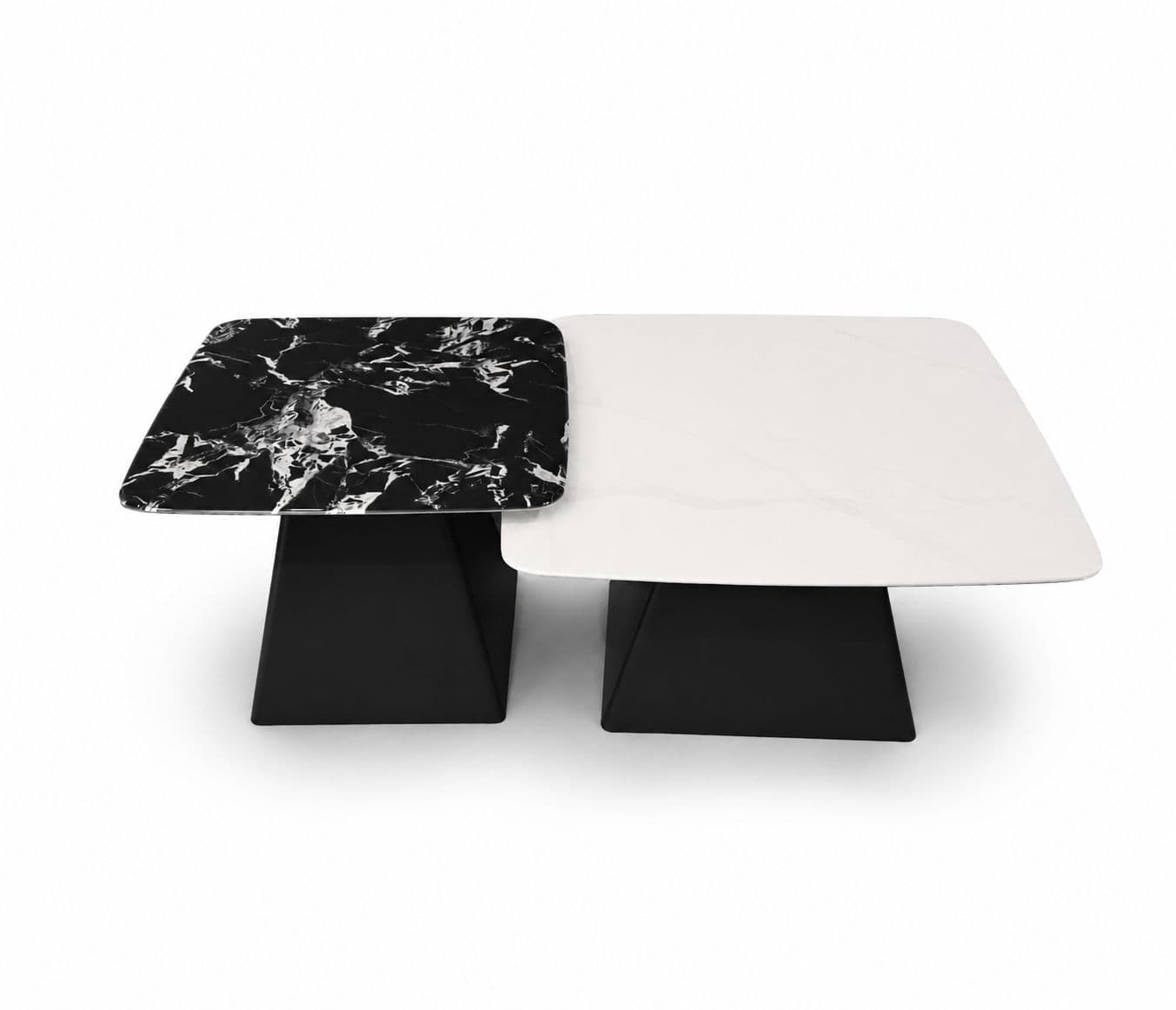 Image 5 for B672 Center Table Marble Top And Metal Base  (HYD)