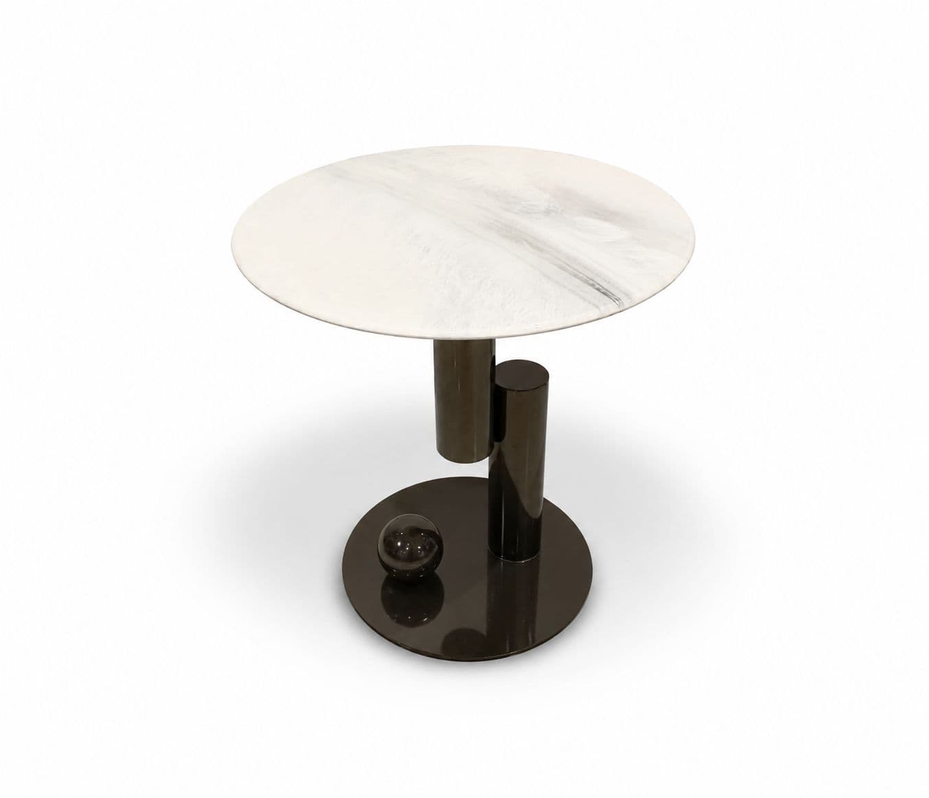 Image 3 for Corner Table D-13 Ceramic Top And Metal Base (HYD)