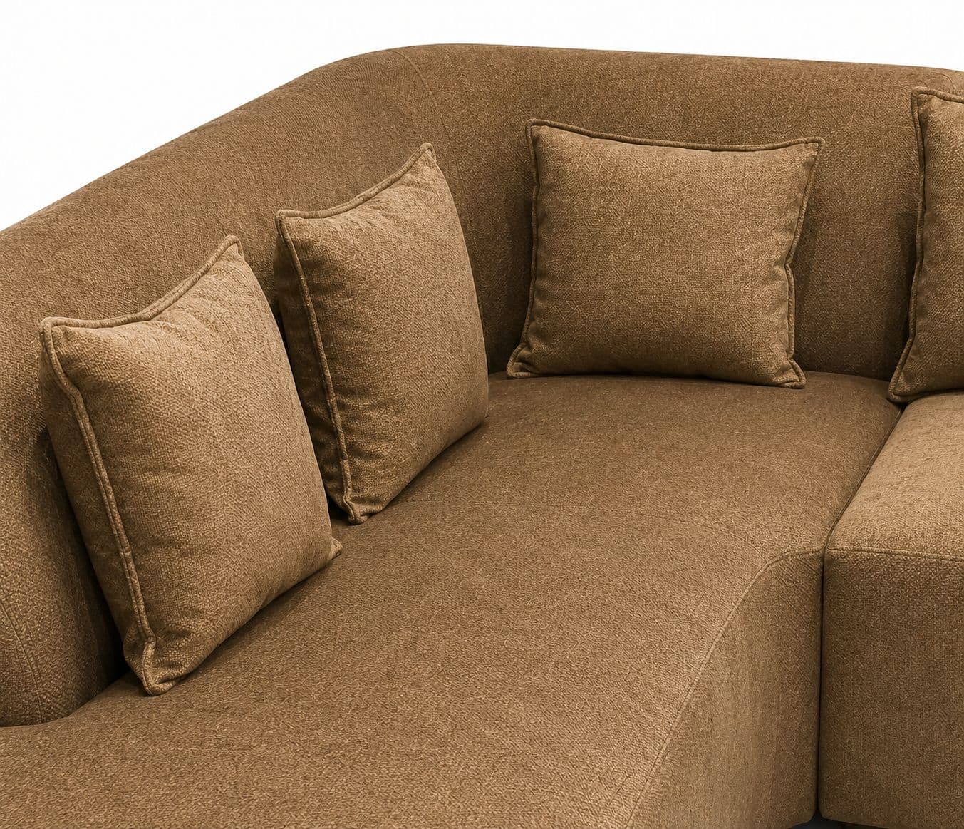 Image 3 for Catalouge Desgin Sofa Set Pine Wood Frames Boucle Fabric (HYD)