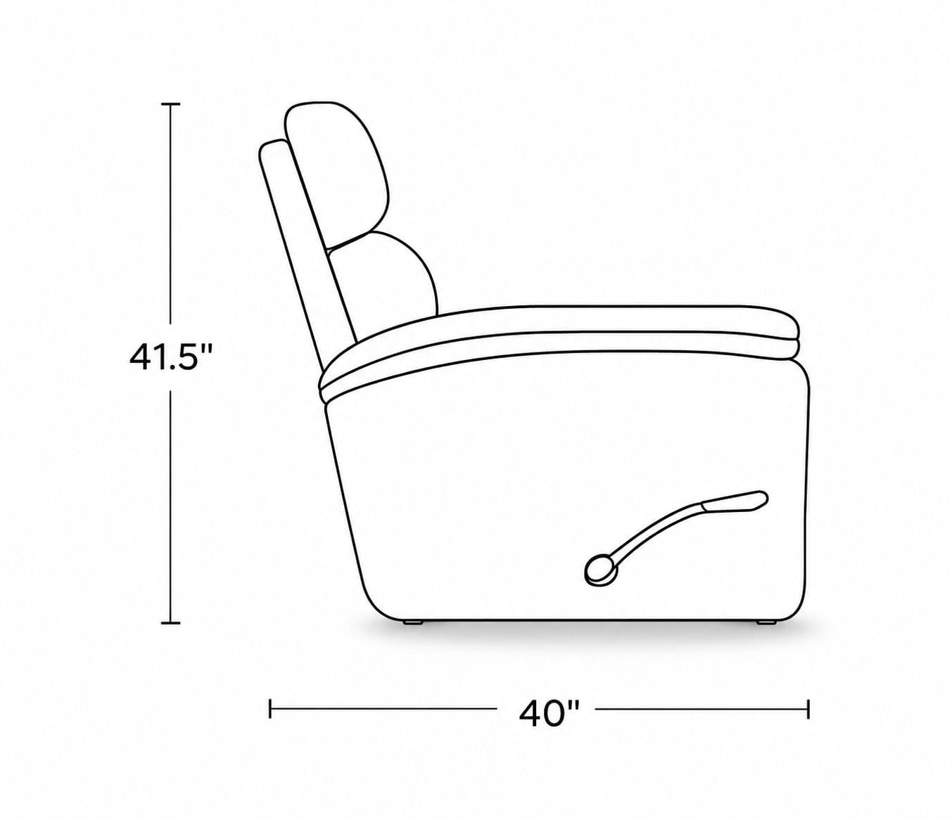 Image 8 for Manwah K70885M Single Seater Power Recliner Fabric