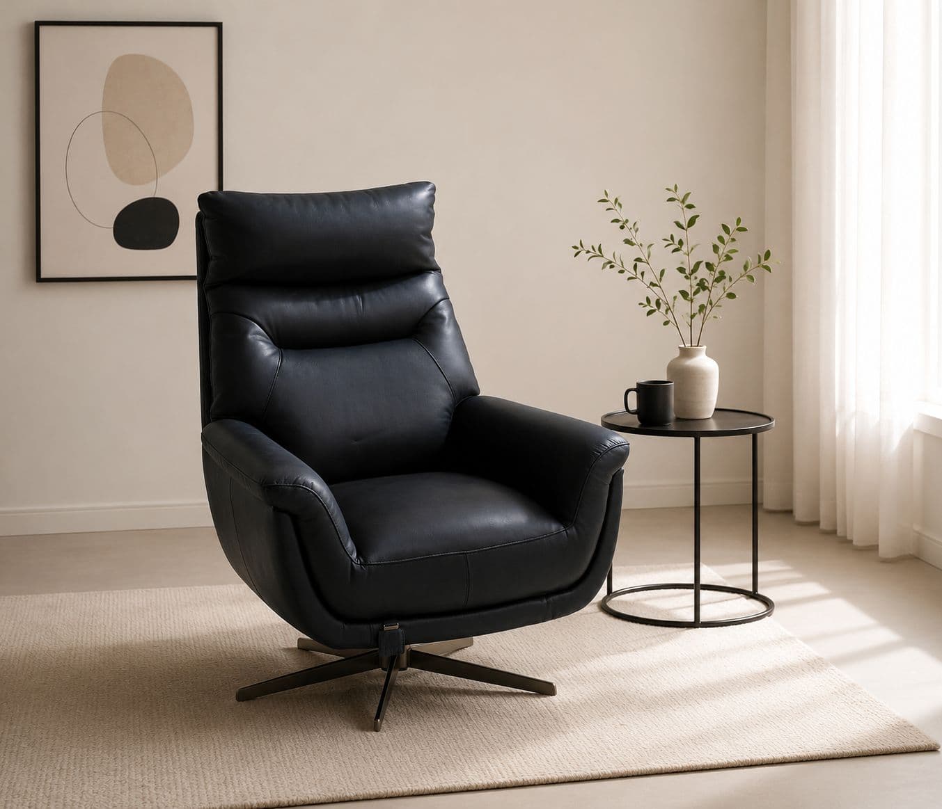 CH6331 Single Seater Blue Accent Chair Casa Italia Imported Accent (HYD OTD)
