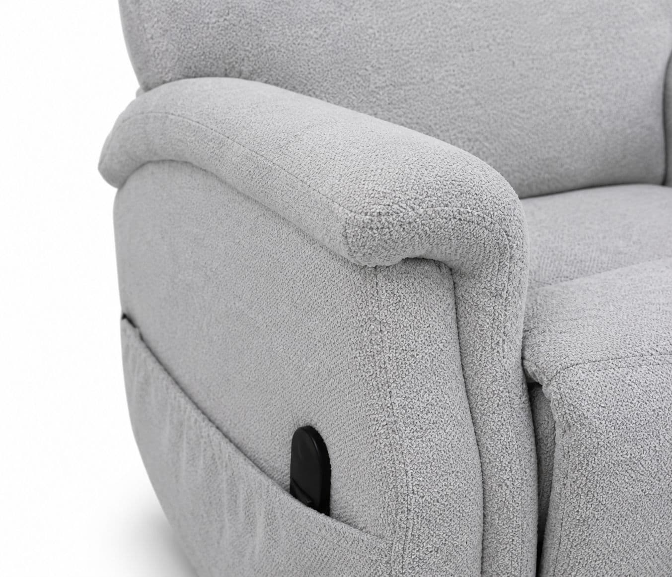 Image 3 for Manwah K70878M  Single Seater Lift Chair Power Recliner Fabric (WH)