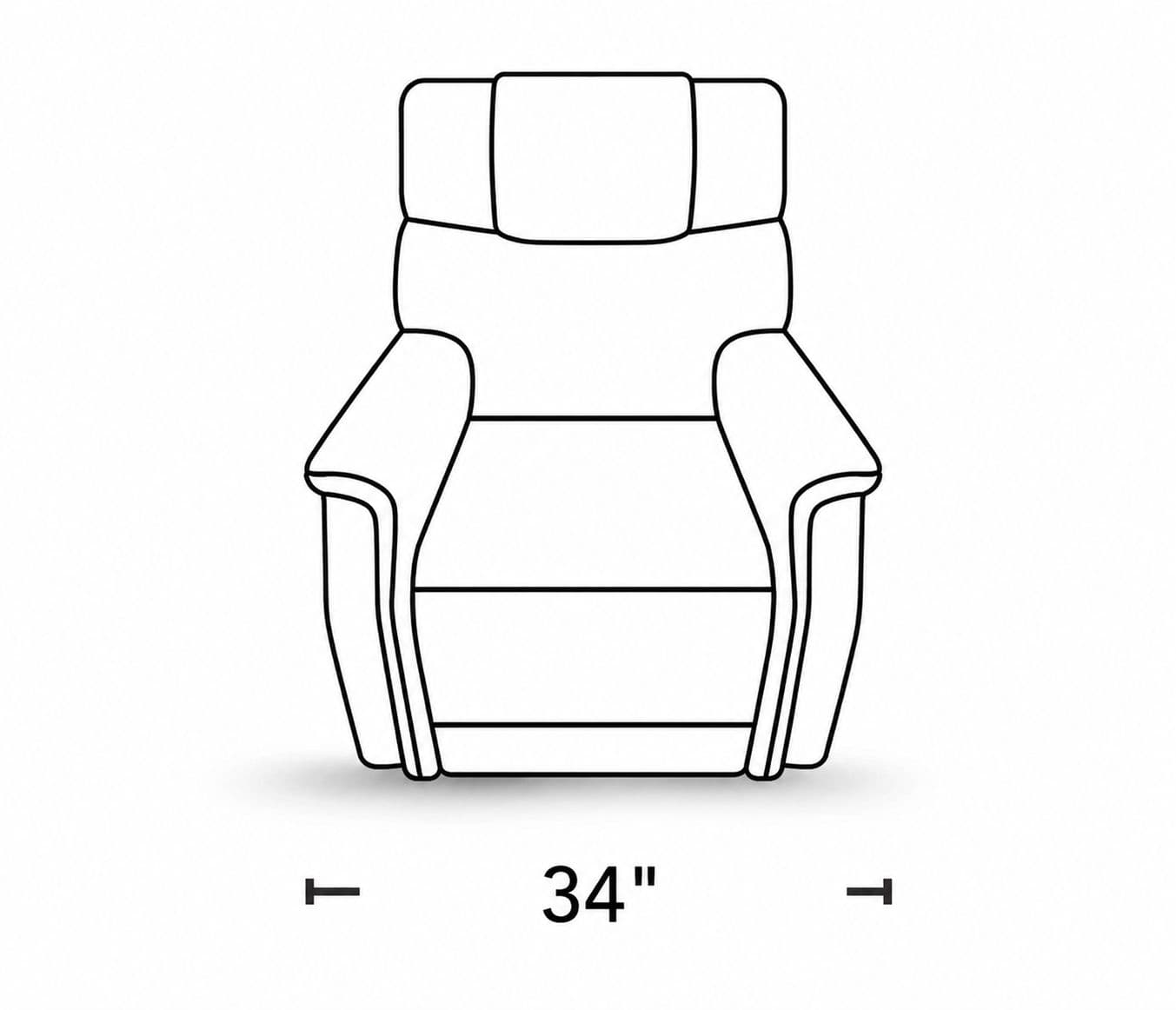 Image 8 for Manwah K70878M  Single Seater Lift Chair Power Recliner Fabric (BWD)
