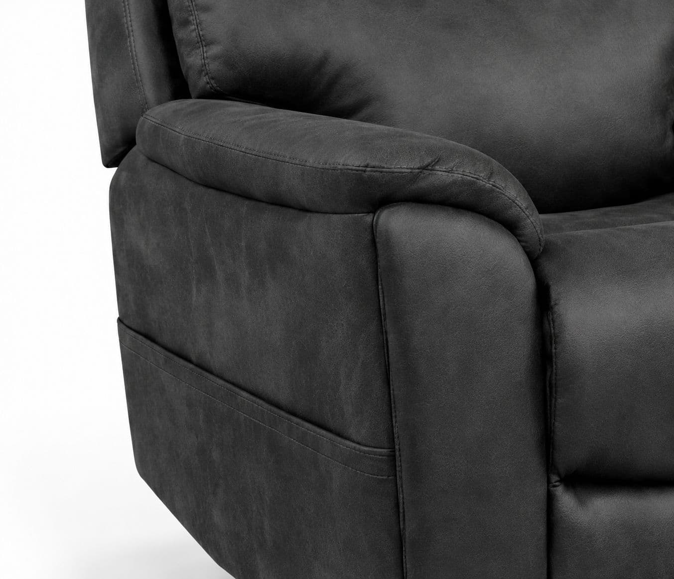 Image 3 for Manwah K70927BM Single Seater Lift Chair Power Recliner Fabric