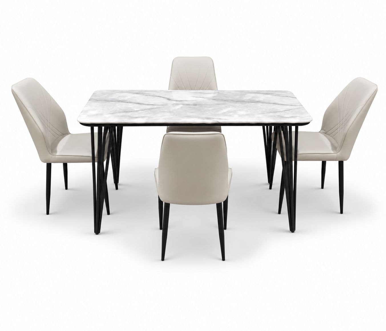 Image 3 for P132-9631 Table/172 Chair Full Coffee (BTM)