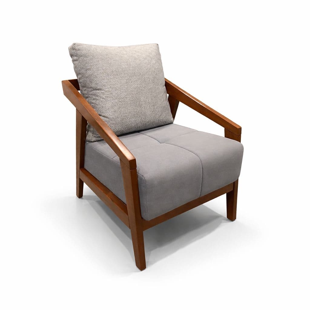 Image 9 for Ghana Teak 3+2+1 Seater Sofa Suede Fabric (KORA OTD)