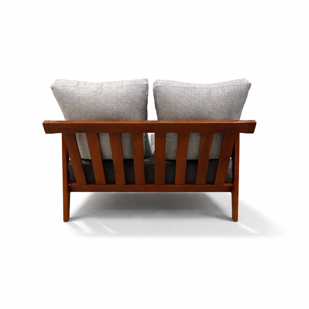 Image 8 for Ghana Teak 3+2+1 Seater Sofa Suede Fabric (KORA OTD)