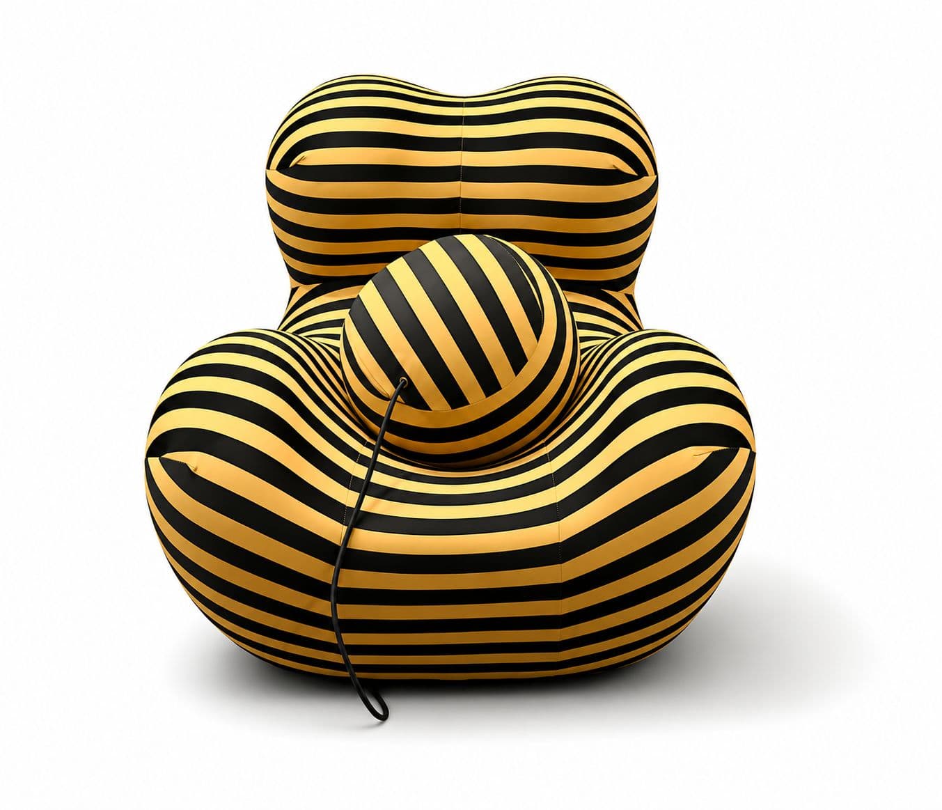 Image 14 for Relax Chair - Coffee And Orange B&B Fabric With Memory Foam (HYD OTD)