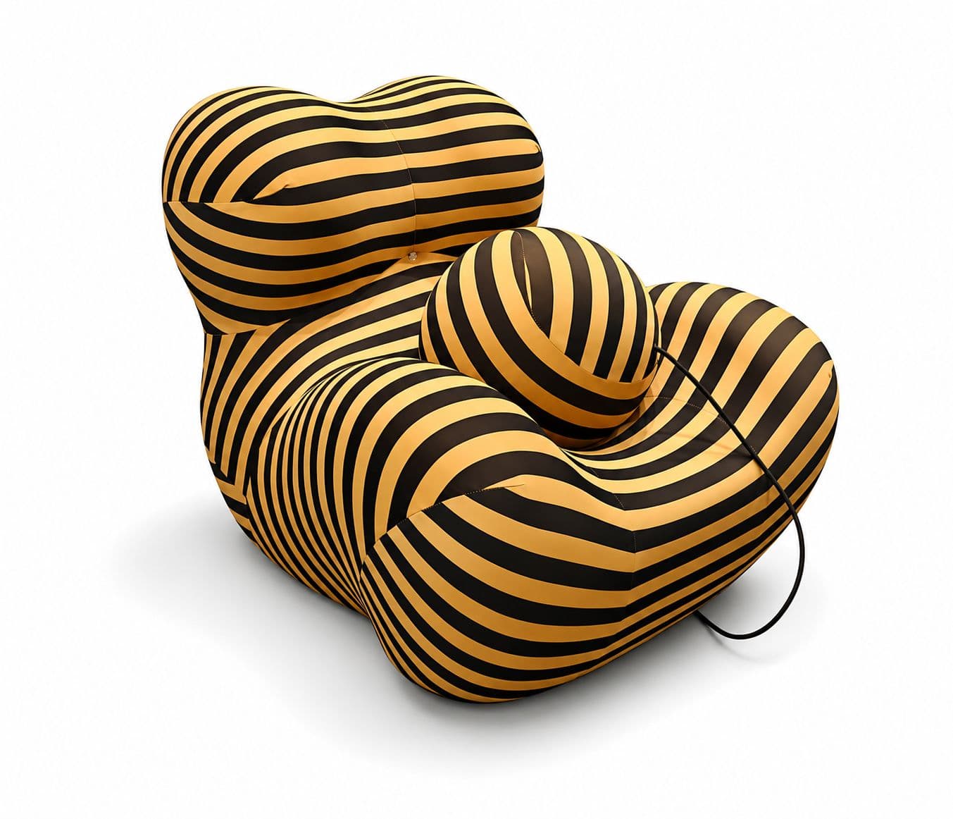 Image 15 for Relax Chair - Coffee And Orange B&B Fabric With Memory Foam (HYD OTD)