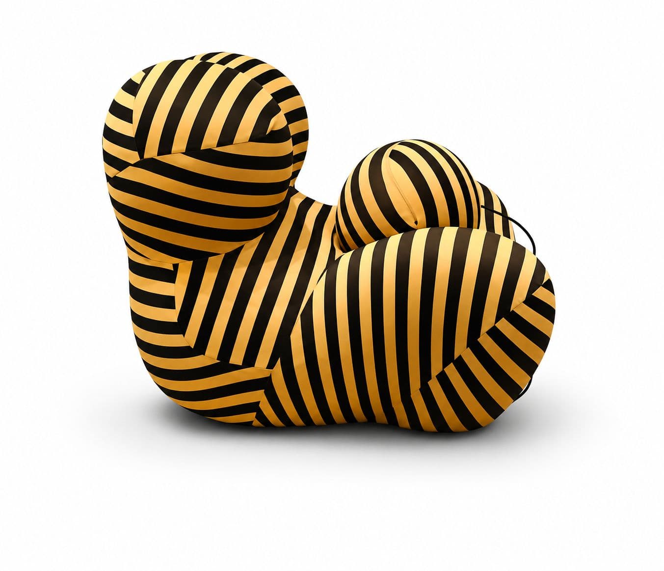 Image 11 for Relax Chair - Coffee And Orange B&B Fabric With Memory Foam (HYD OTD)