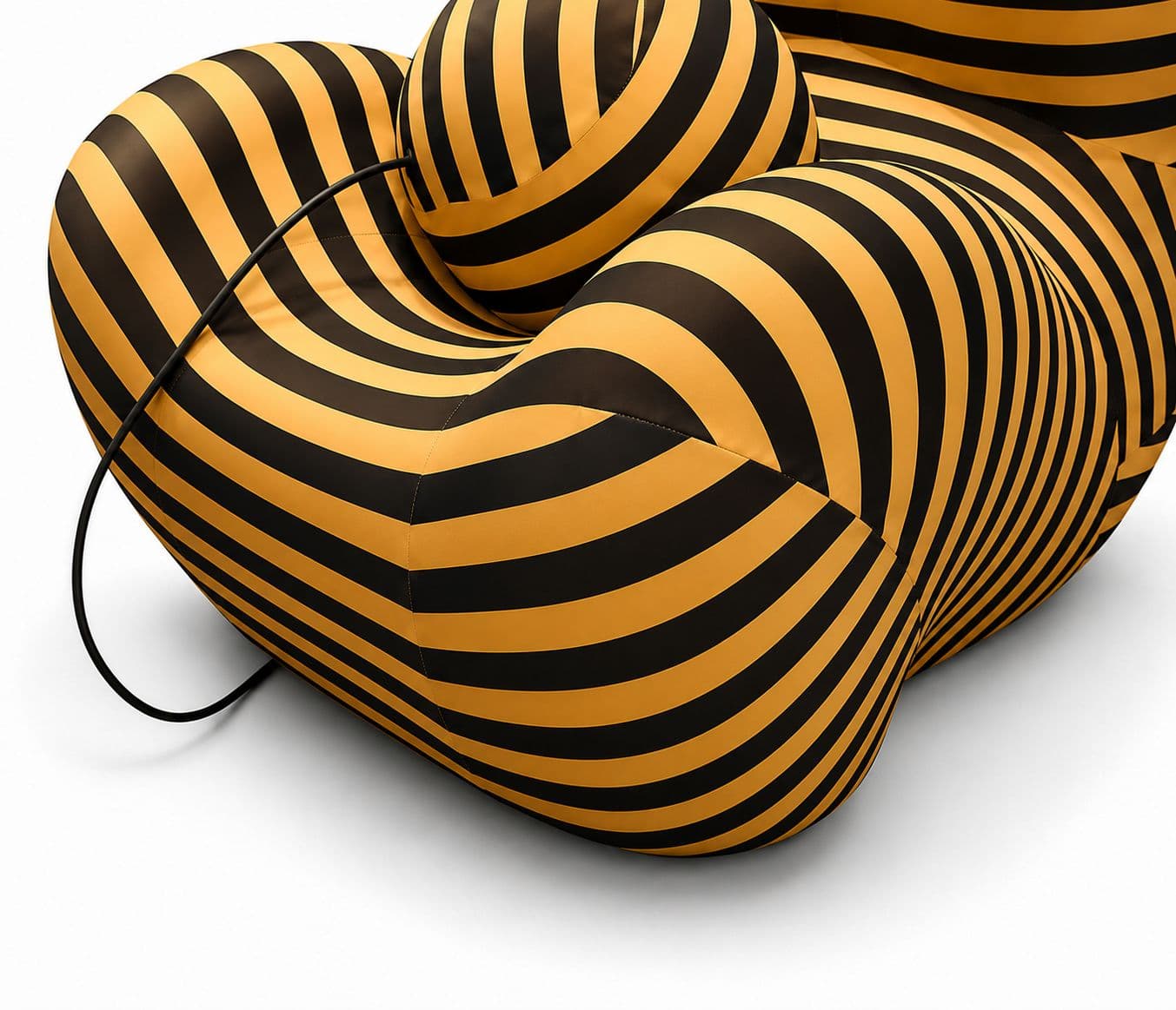 Image 5 for Relax Chair - Coffee And Orange B&B Fabric With Memory Foam (HYD OTD)