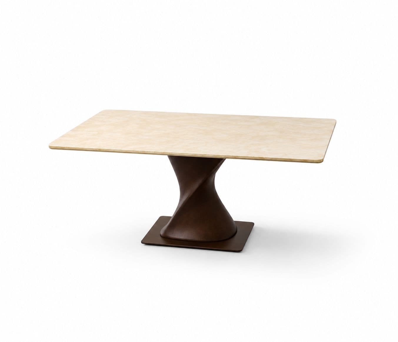 Image 15 for DT 624 TOP/624 BASE/ DC 2523 Onyex Marble Top With Ash Wood Base And Metal Support