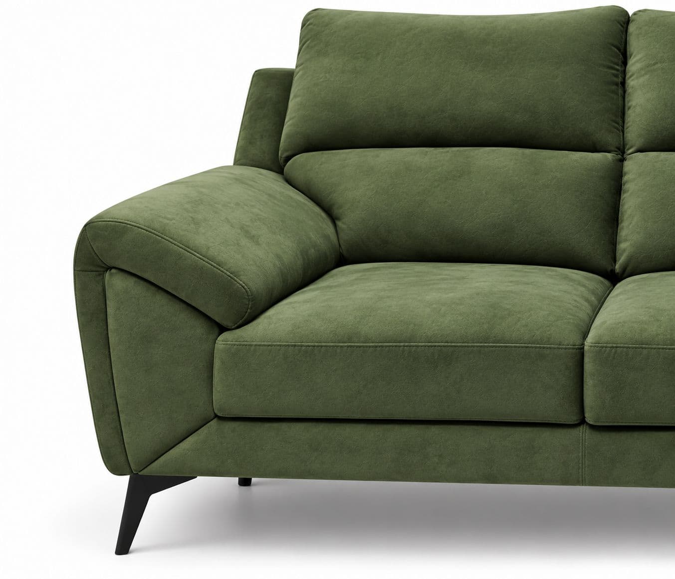 Image 4 for Verde 3+Lounger With Cotton linen Fabric (BTM OTD)