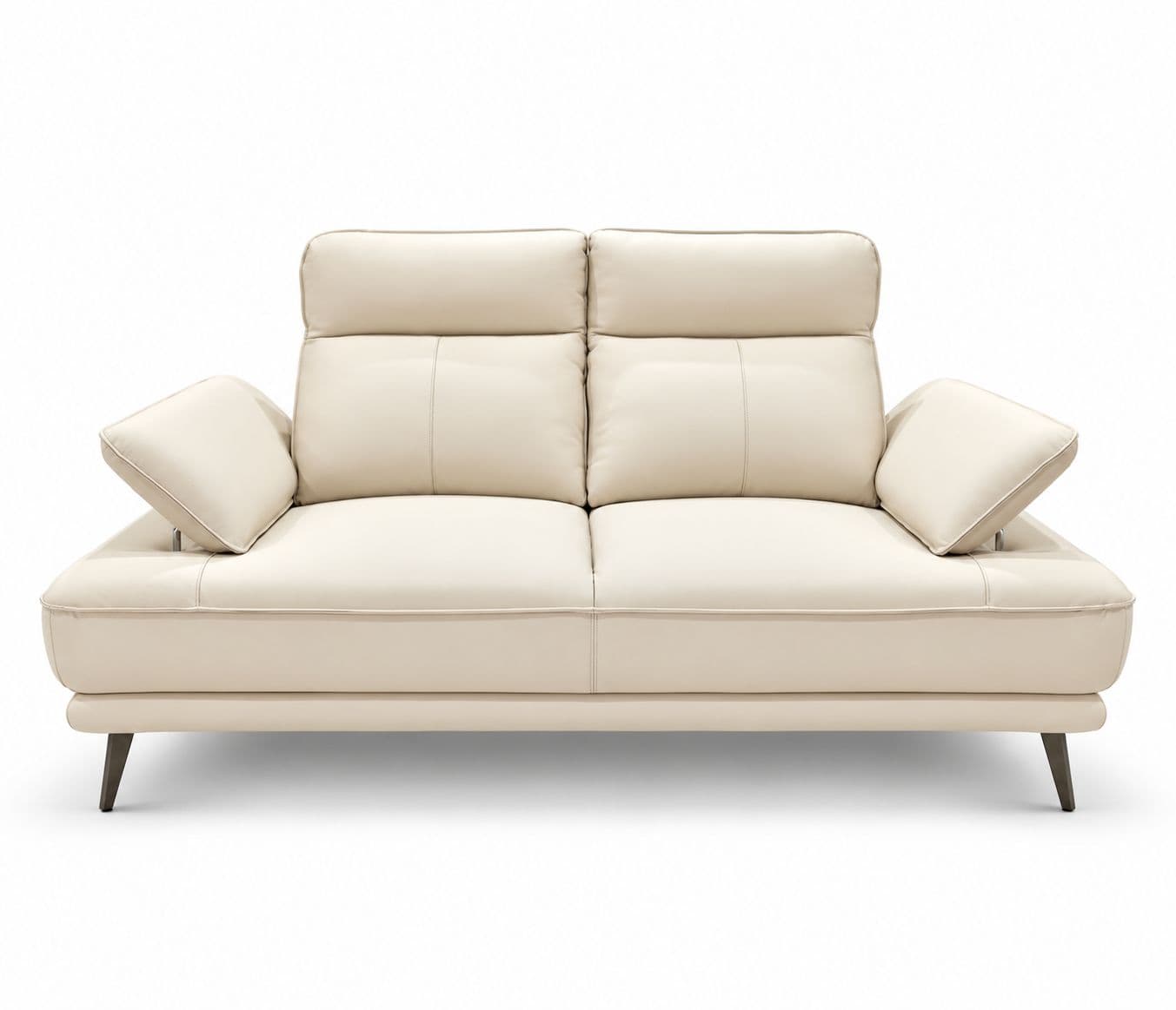 Image 7 for ZM958 2 Seater Sofa Half Leather -2S-59124 Off White