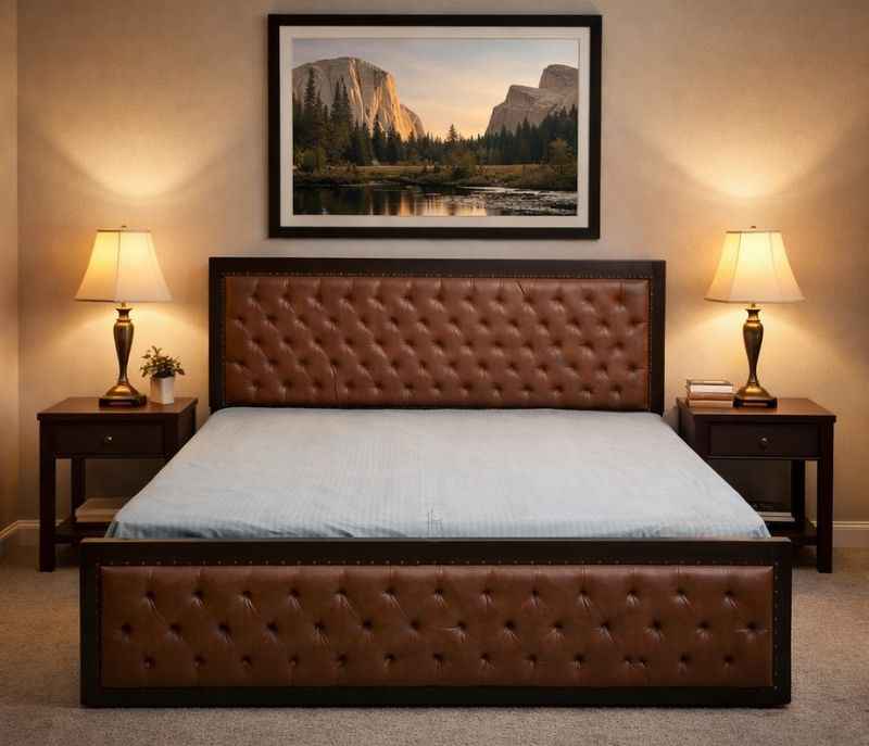 Chester Cushain Cot  King Size with storage  (BSK OTD)