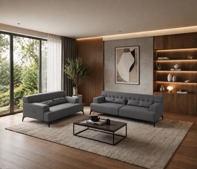 Cheslin-3+2 Sofa Set (WH OTD)