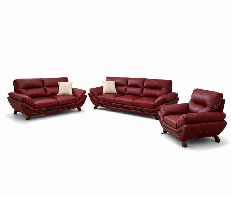 Image 2 for Florida  3+2+1 Seater Sofa Leather (Marron) (LGB)(BS-EC)
