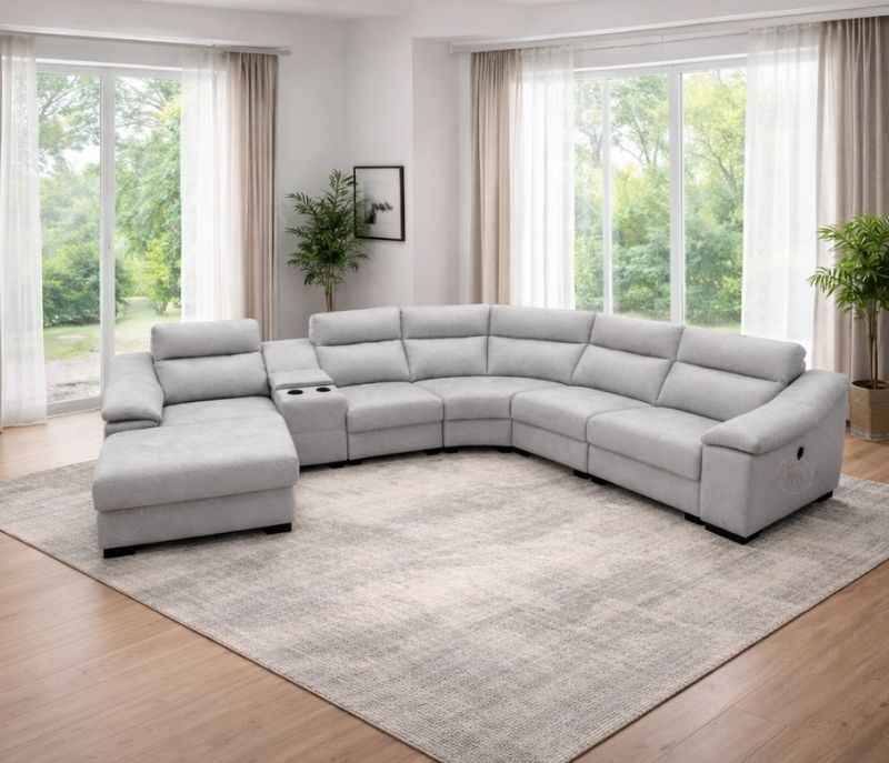 Nottingham Sofa 2+C+1+Console+Longer  (With One Recliner ) (BWD)