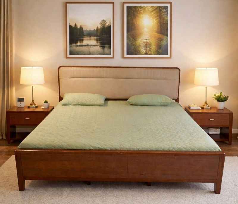 KA2515 Chestnut King Size Without Storage (KORA OTD)