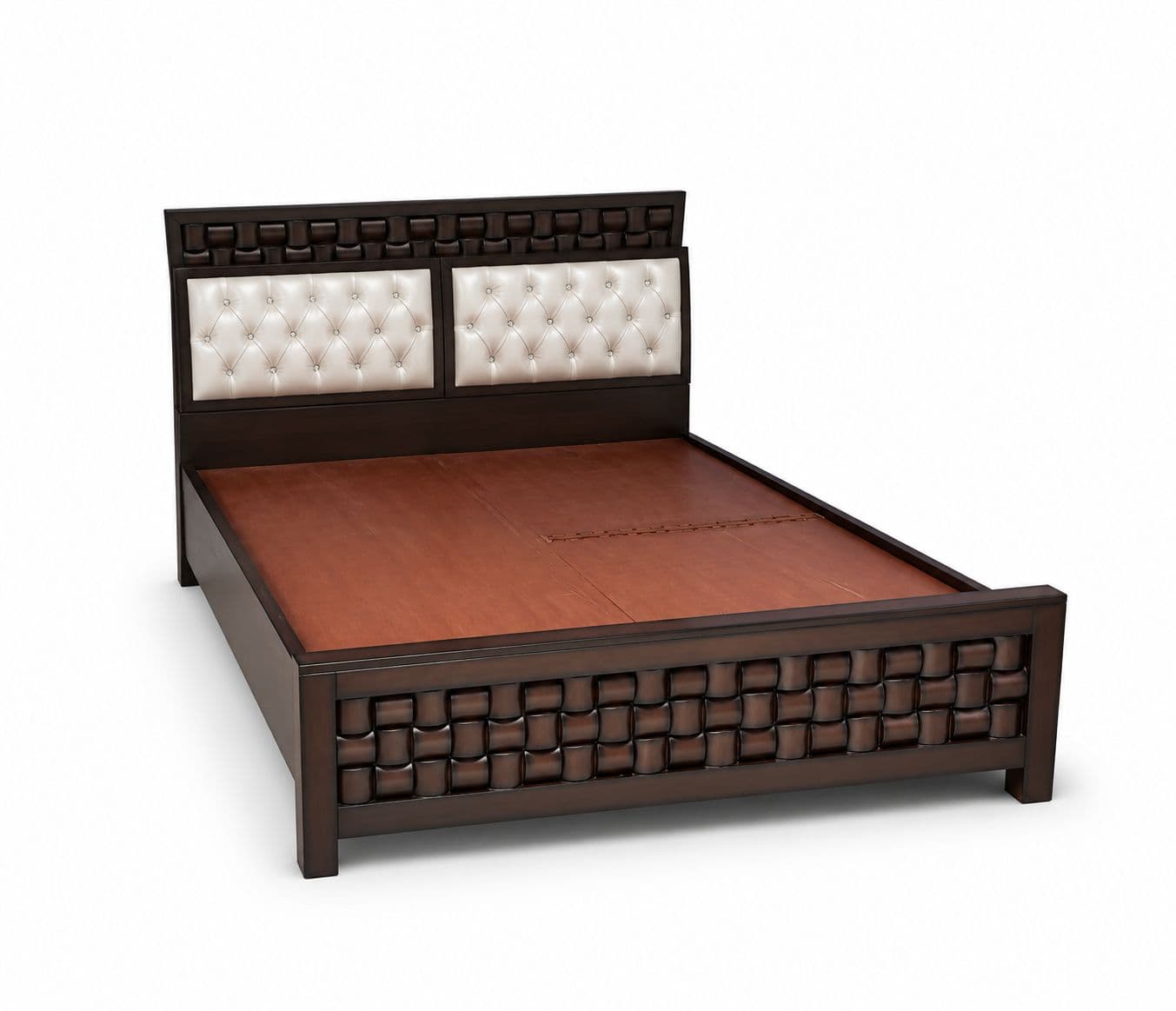 Image 3 for Boston Cot Queen Size With Regular Storage (WH)