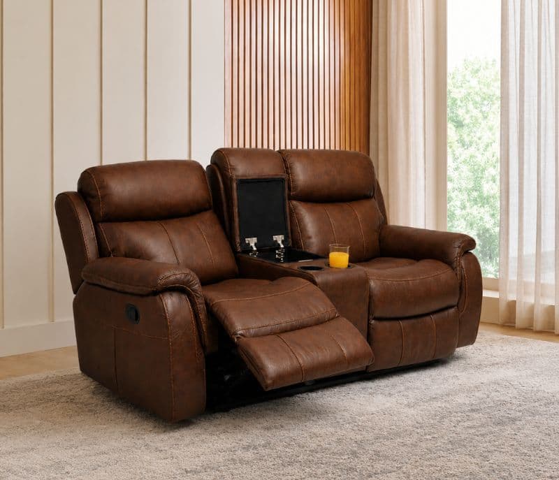 UXW9020M Prime Seating Collection 2 Seater Leather Fabric (WF)(BS - BSK)