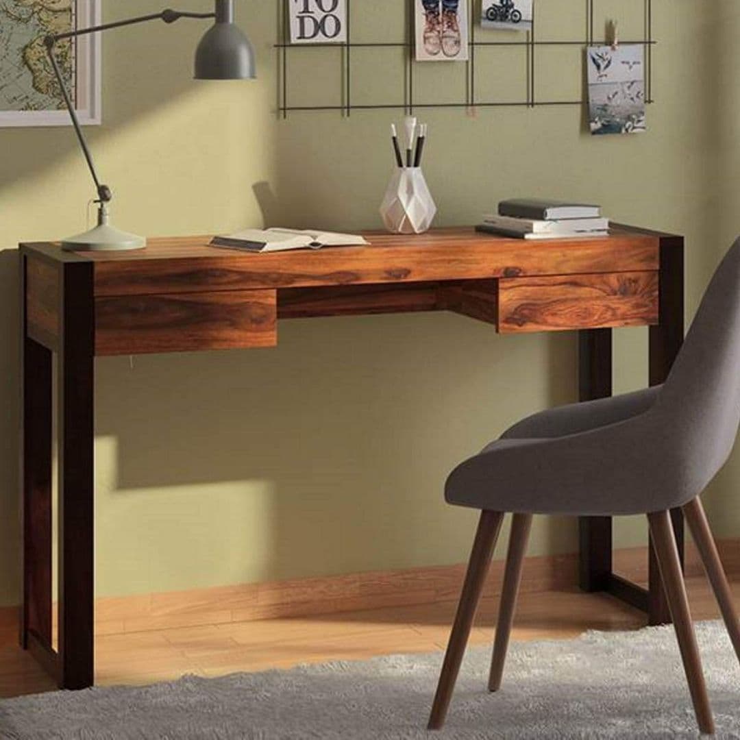 Milan Study Writing Desk Sheesham Wood (WI)