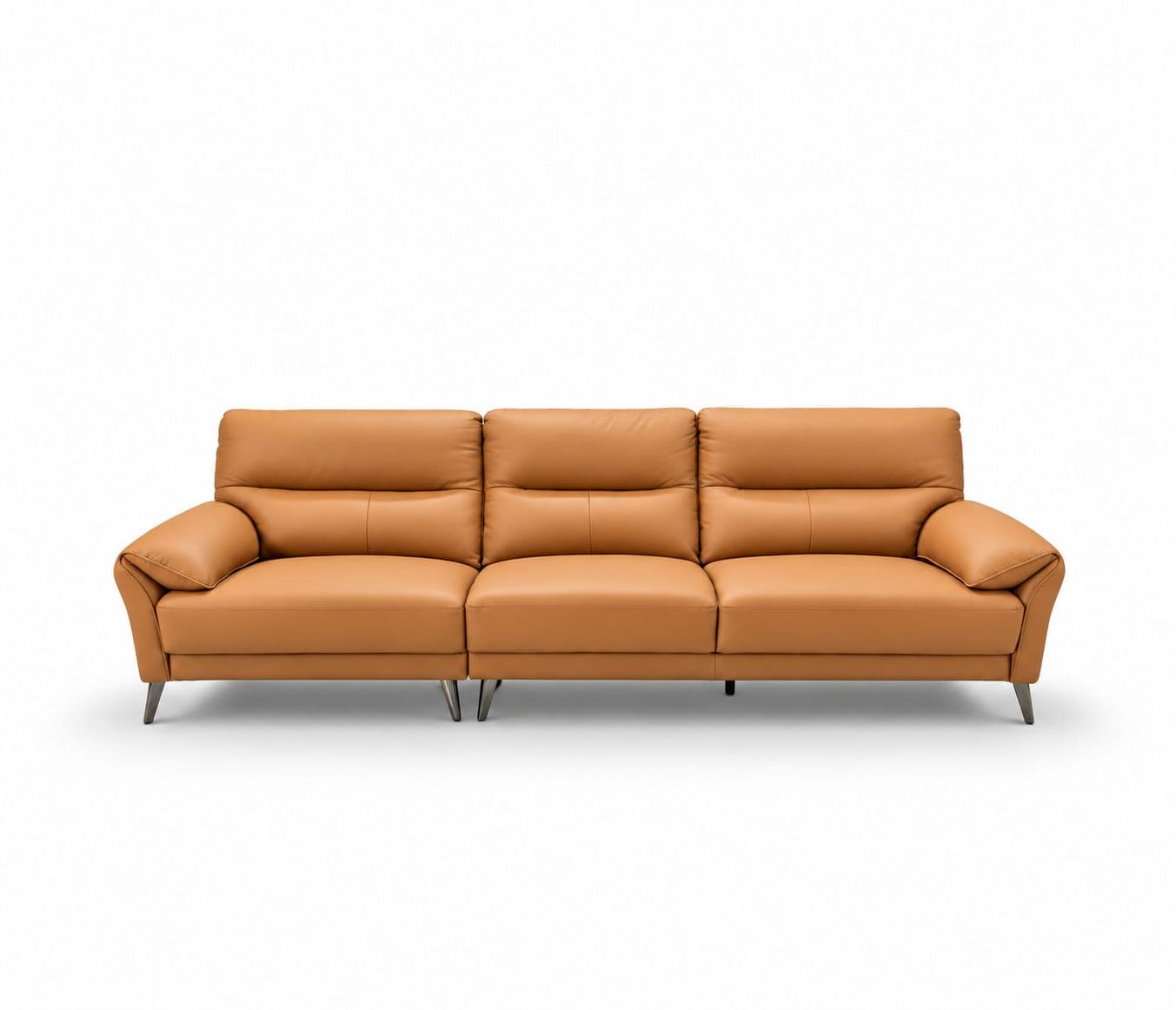 Image 4 for ZM978-Sofa 4 Seater -1802 Peru Tan Top Grain Leather+PVC