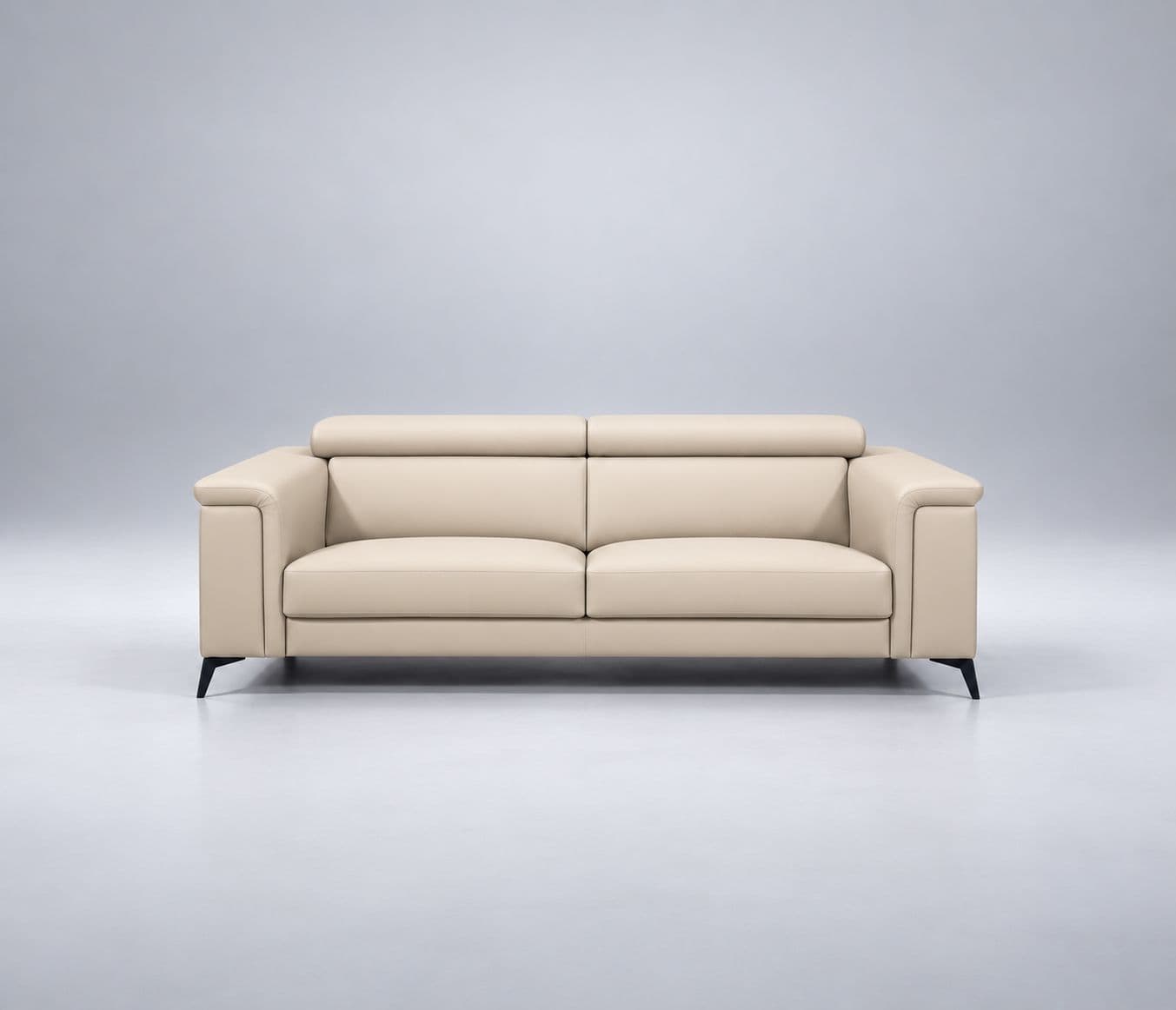 Image 8 for Douglas 3+2 Sofa Set Premium Leather Adjustable-Style Cushioned Headrests Thick, Comfortable Cushioned Seating Metal-Style Legs (WH)