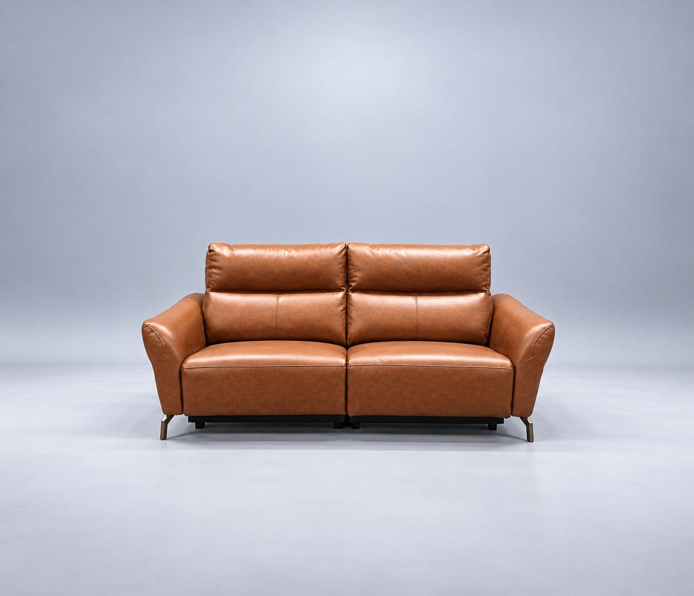 Image 6 for 3935-3S-E-B1125-65  Sofa Set Electrical Recliner 3 Seater  Imported Brown Half Leather (WH)(CP)
