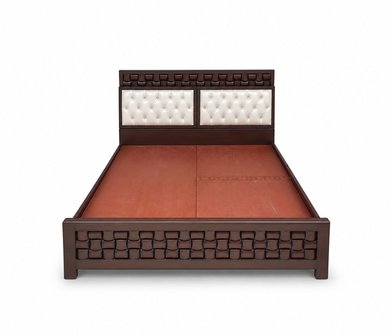 Image 7 for Boston Cot Queen Size With Regular Storage (WH)