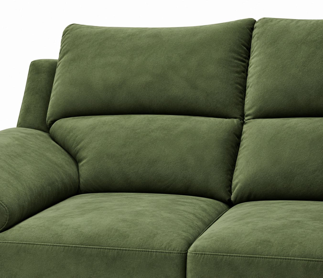 Image 5 for Verde 3+Lounger With Cotton linen Fabric (BTM OTD)