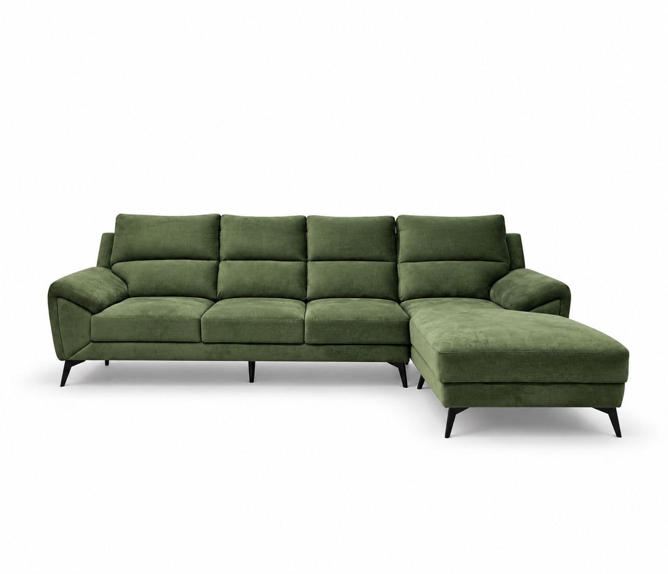 Image 3 for Verde 3+Lounger With Cotton linen Fabric (BTM OTD)