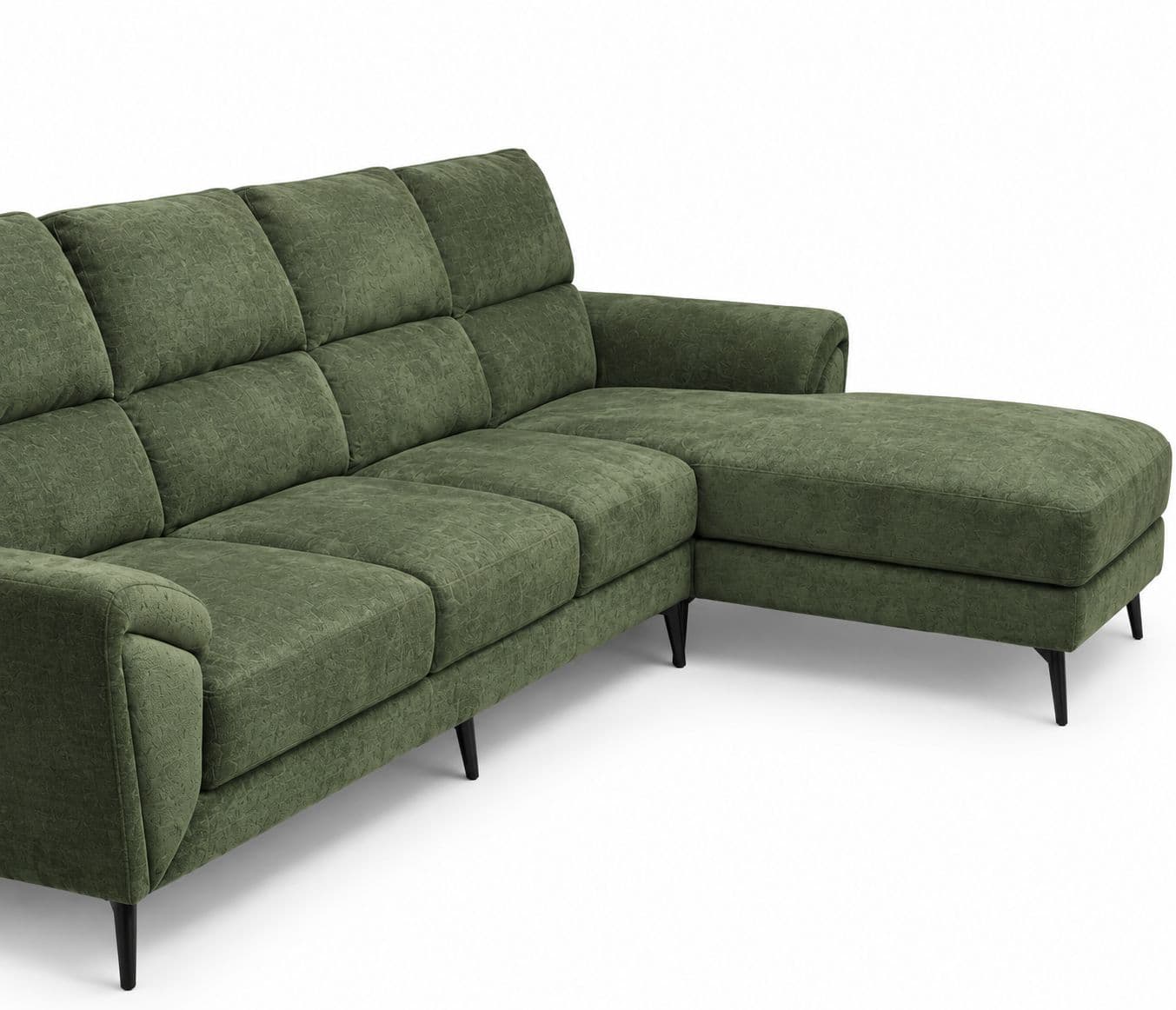 Image 9 for Verde 3+Lounger With Cotton linen Fabric (BTM OTD)