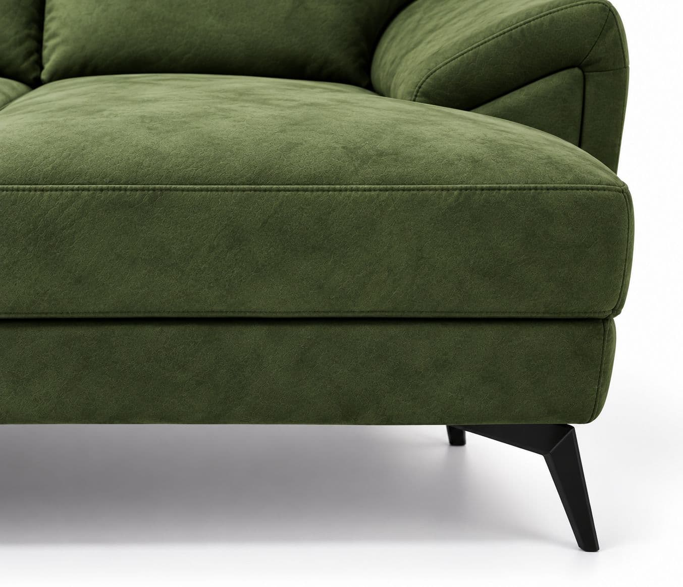 Image 6 for Verde 3+Lounger With Cotton linen Fabric (BTM OTD)
