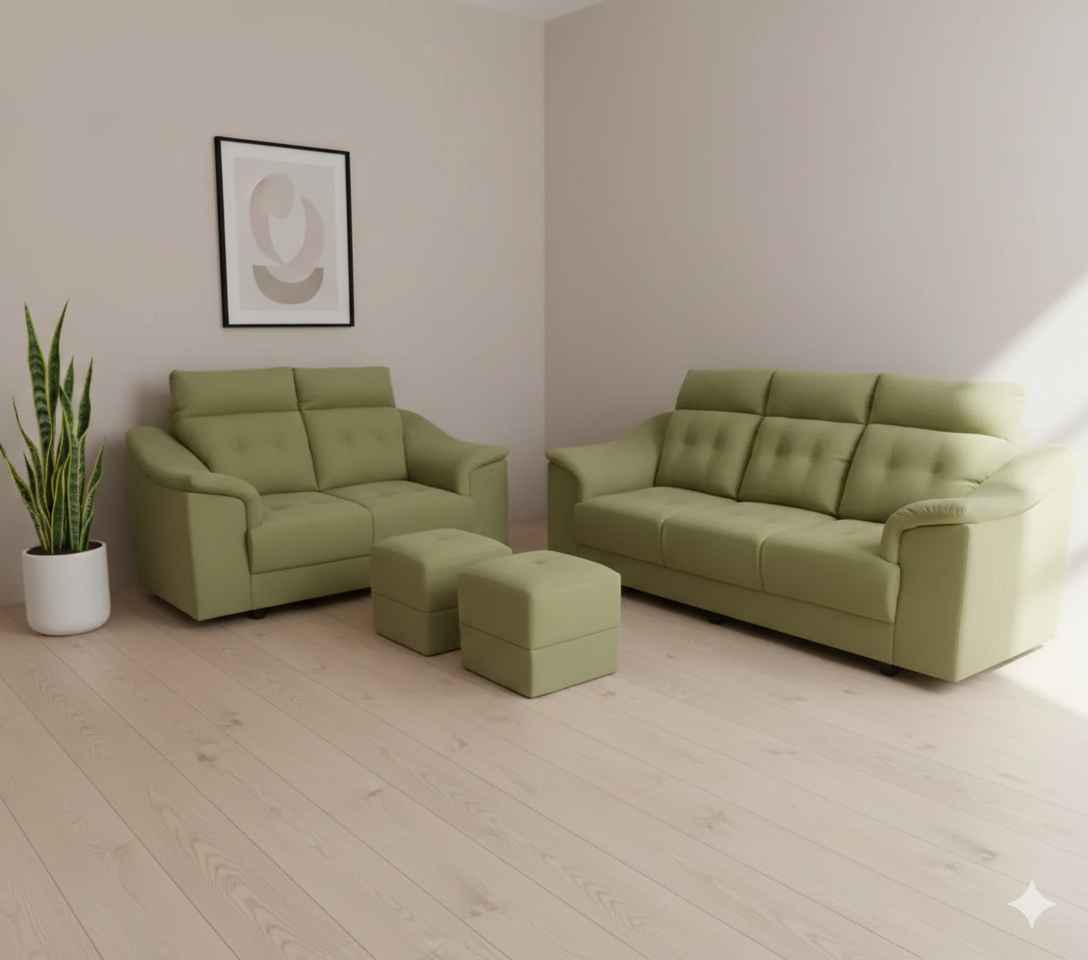 Stanley sofa 3+2+2 puffy (WH OTD)