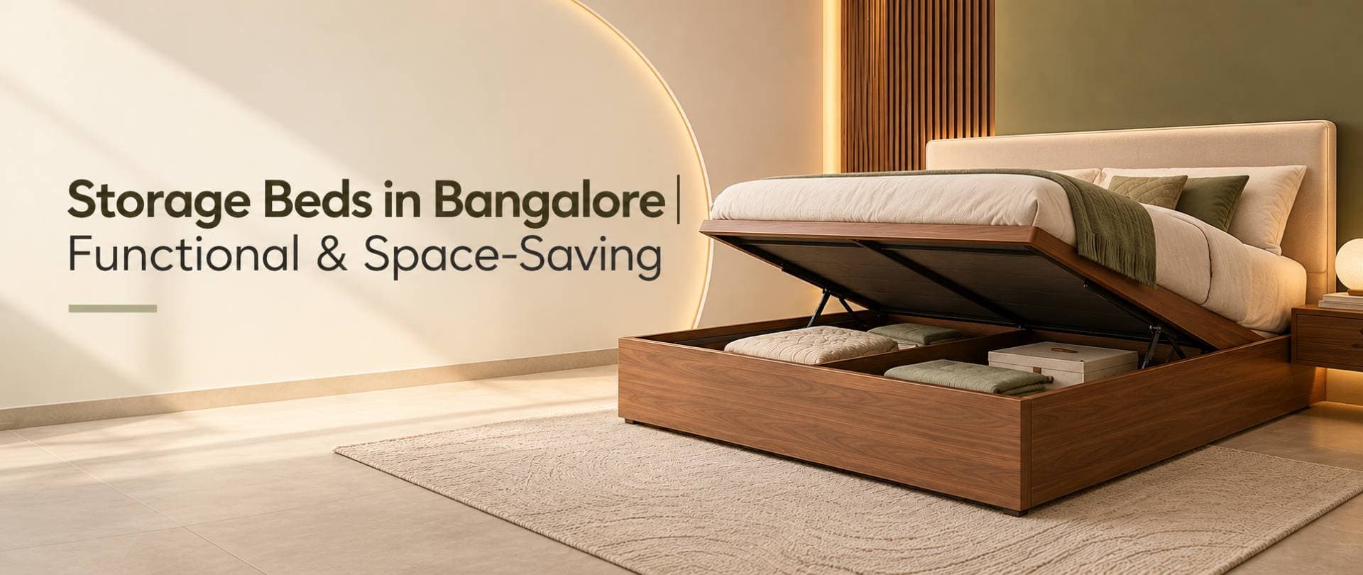 Storage Beds in Bangalore | Functional & Space-Saving | Looking Good Furniture
