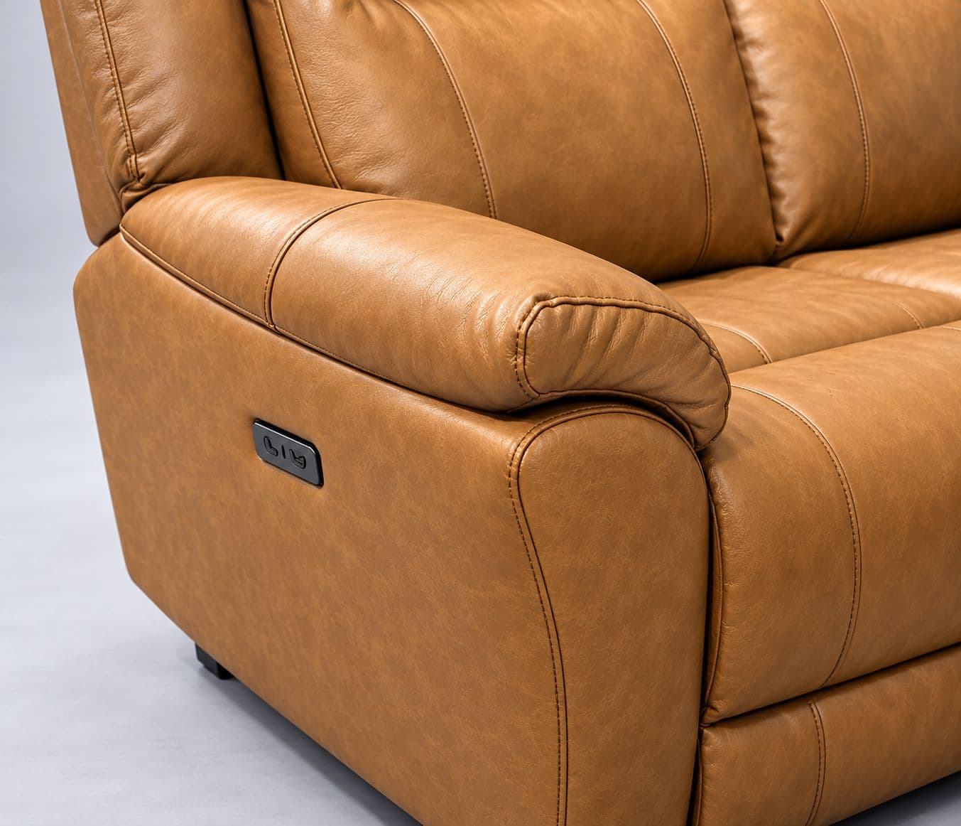 Image 3 for U70732M Manwah 2 Seater Sofa Motor Recliner Premium Tan Body Touch Pure Leather Designed With Plush Cushioning High Backrests And Generously Padded Armrests This Sofa Offers Exceptional Comfort While Enhancing Your Living Room (KORA OTD)