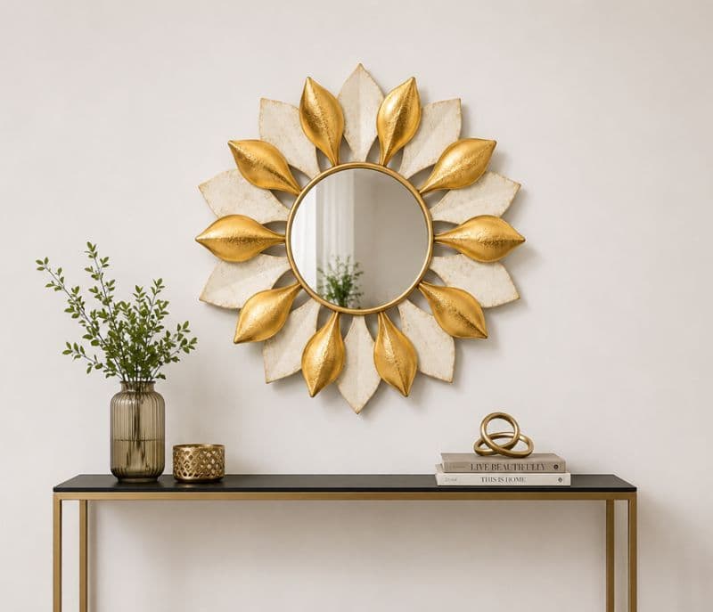 HYC 1490M Metal Wall Mirror