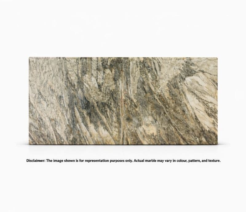 Blue Wave Marble Only With PU Coating And Bullnose Edge For Dining Table (MRM)